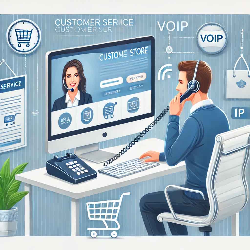 استفاده از خط تلفن ثابت اینترنتی برای فروشگاه های اینترنتی