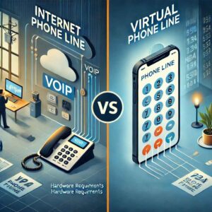 تفاوت تلفن اینترنتی و تلفن مجازی