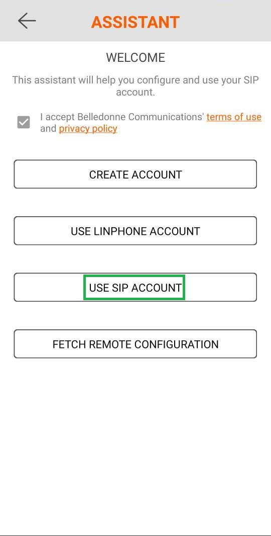 نصب نرم افزار linphone