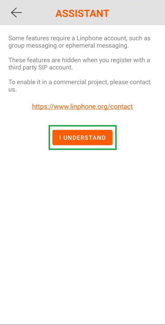 نصب نرم افزار linphone