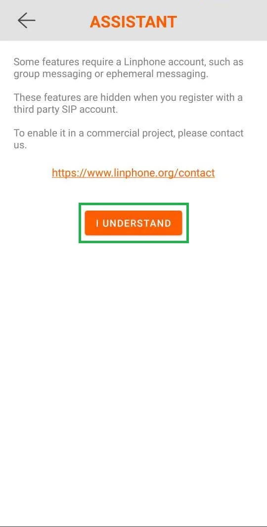 نصب نرم افزار linphone