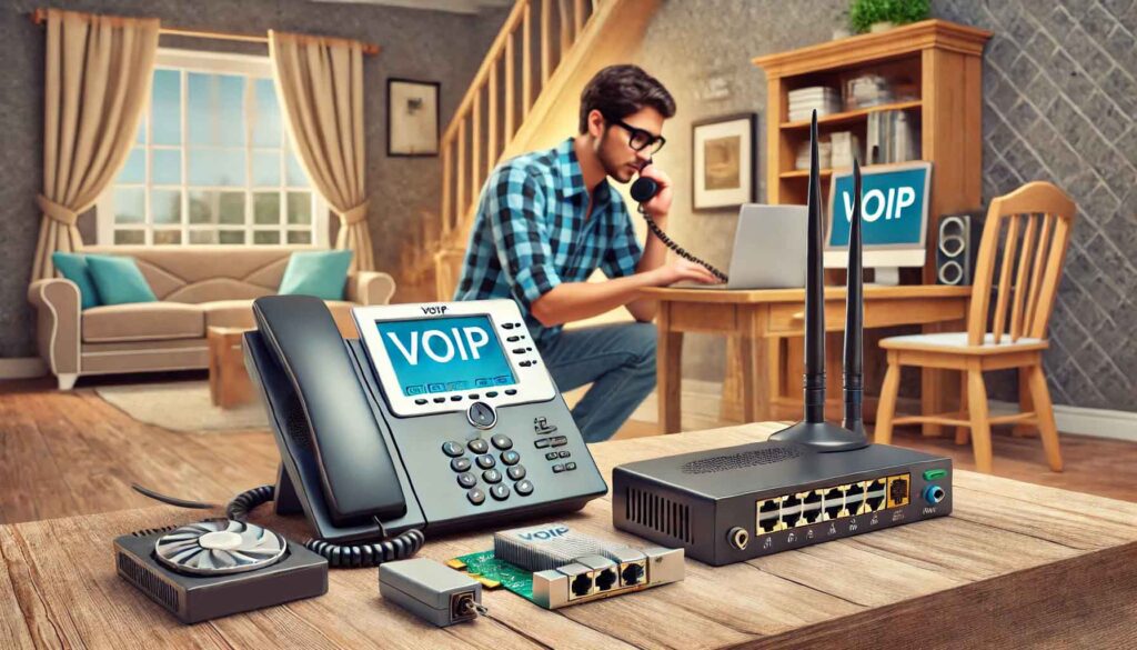 مراحل راهاندازی سرویس VoIP در خانه